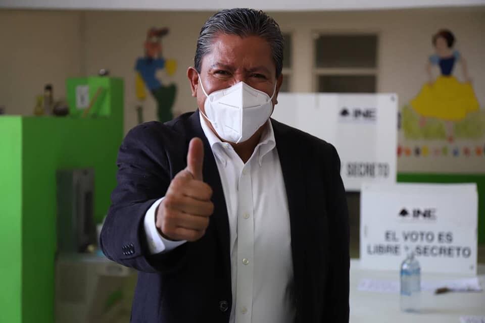 David Monreal tras emitir su voto