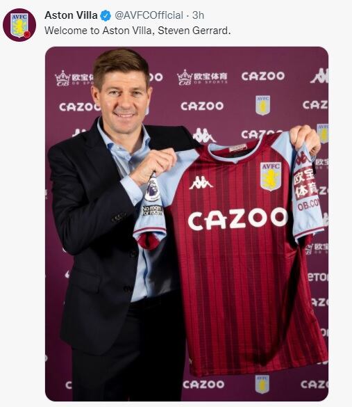 Steven Gerrard ficha con el Aston Villa