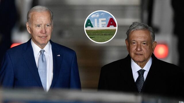 Joe Biden y AMLO en el AIFA