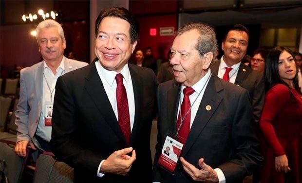 Mario Delgado y Porfirio Muñoz Ledo