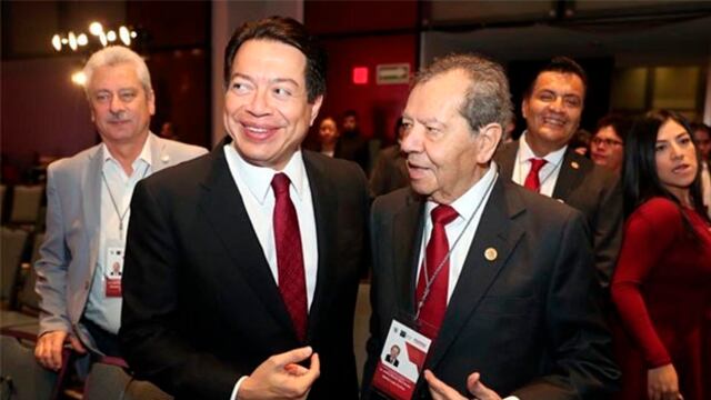 Mario Delgado y Porfirio Muñoz Ledo