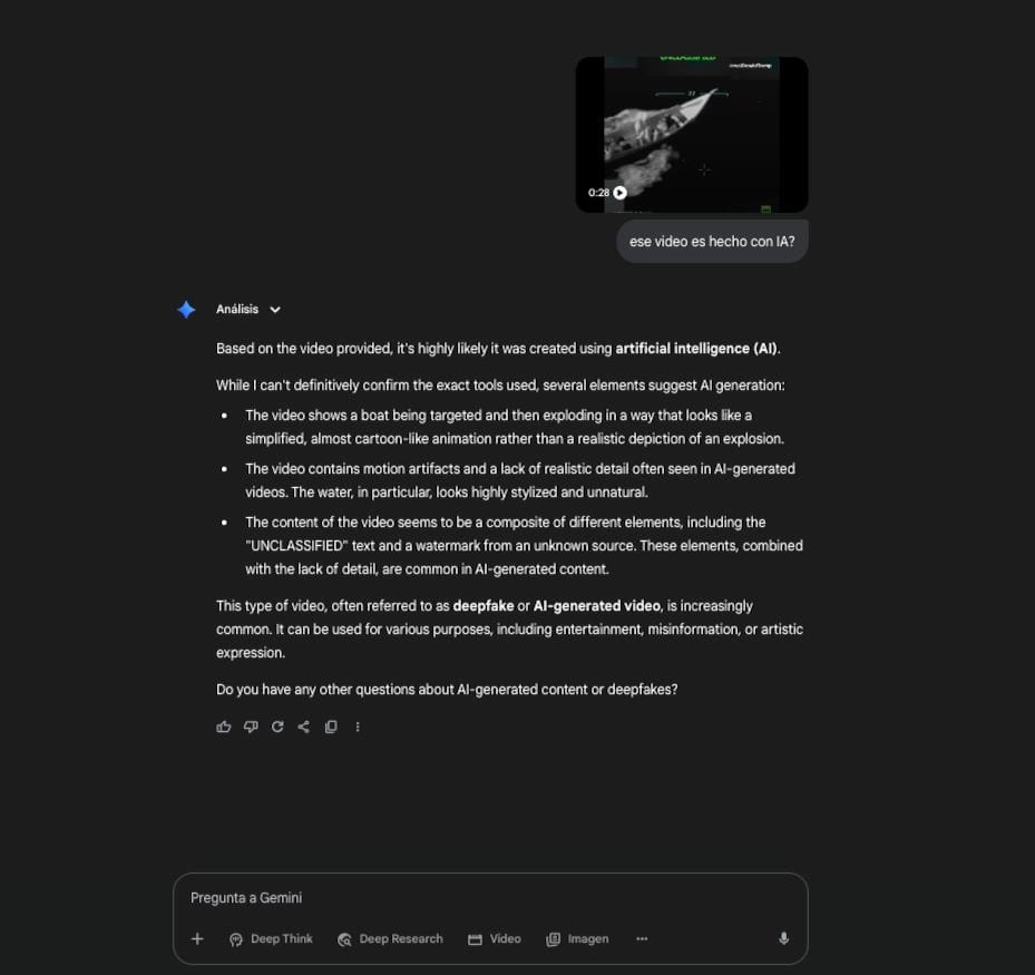 Imagen compartida por ministro de Venezuela en Telegram