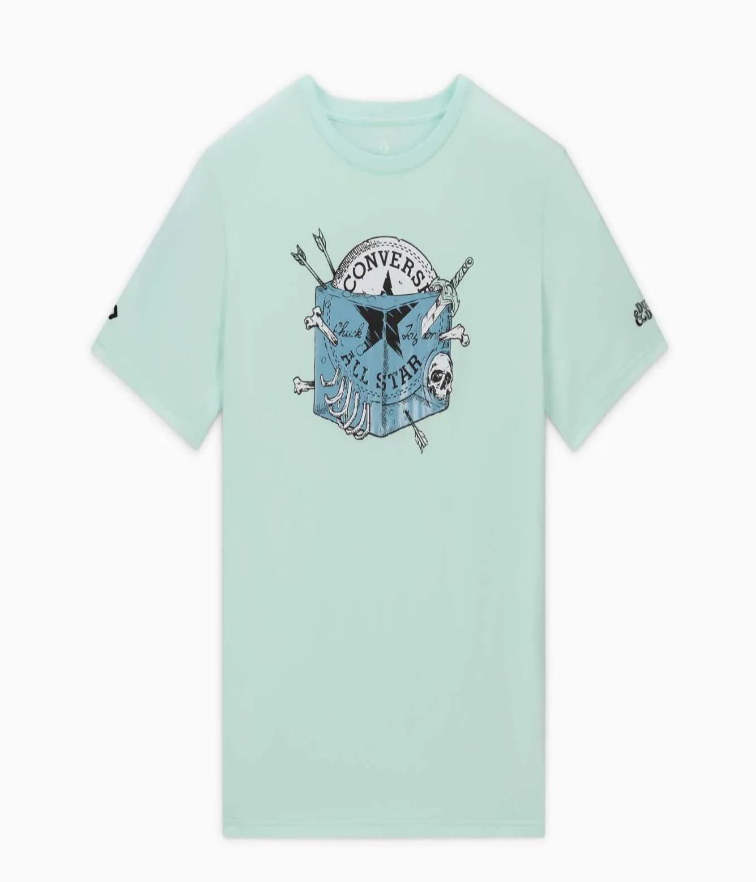 Playera Converse x Dungeons & Dragons ( Calabozos y Dragones) Verde