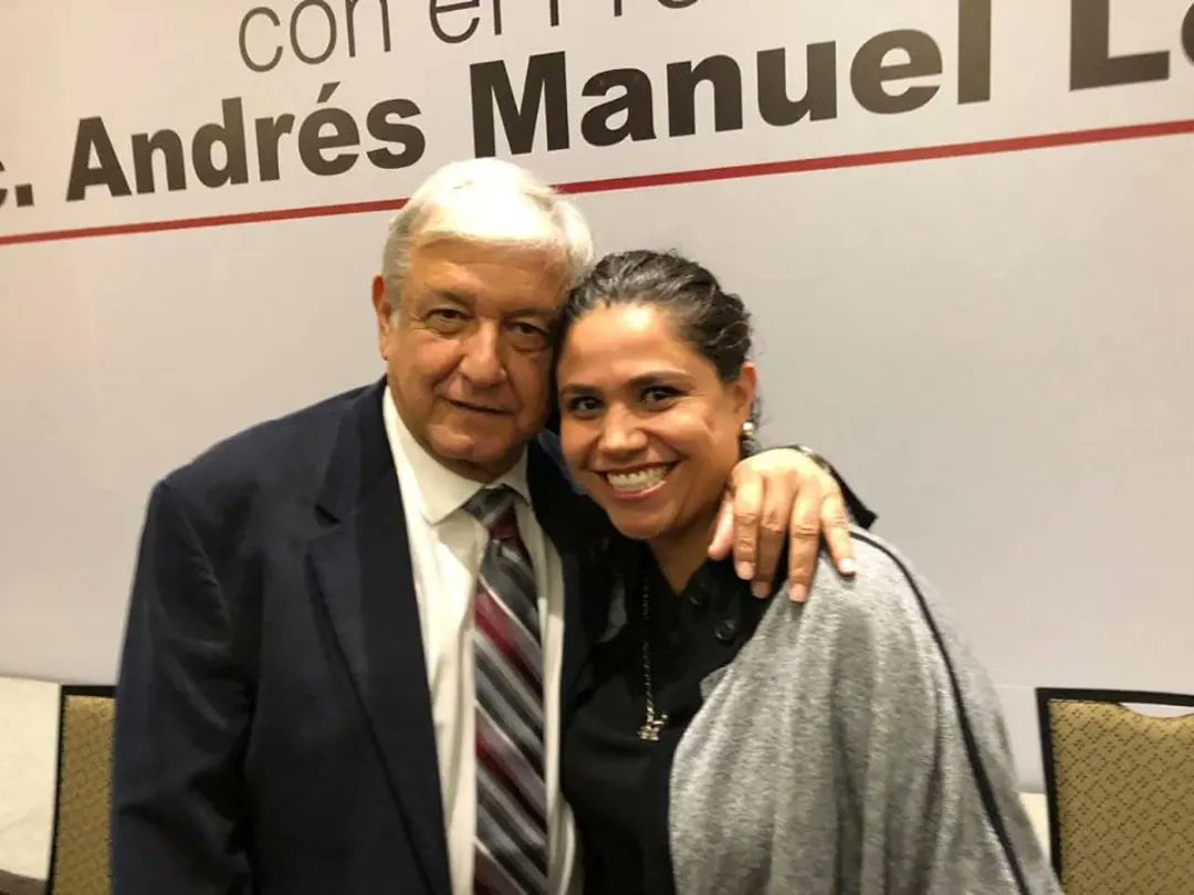 Caty Monreal y AMLO
