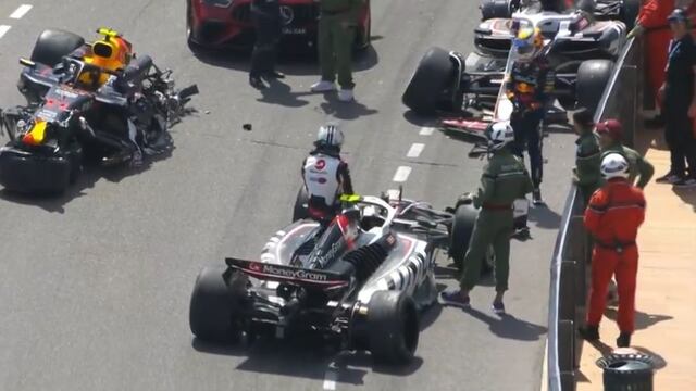 Así terminó el monoplaza de Checo Pérez