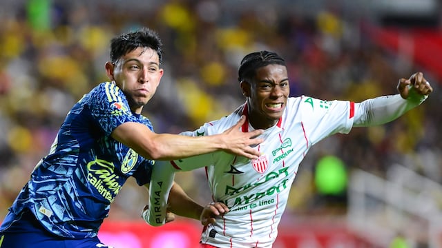 Necaxa vs América en el Apertura 2025 de la Liga MX.