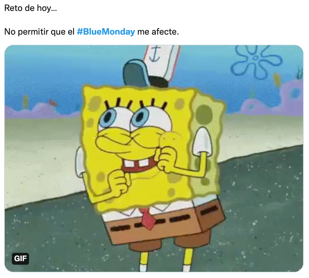 Memes sobre el 'Blue Monday'