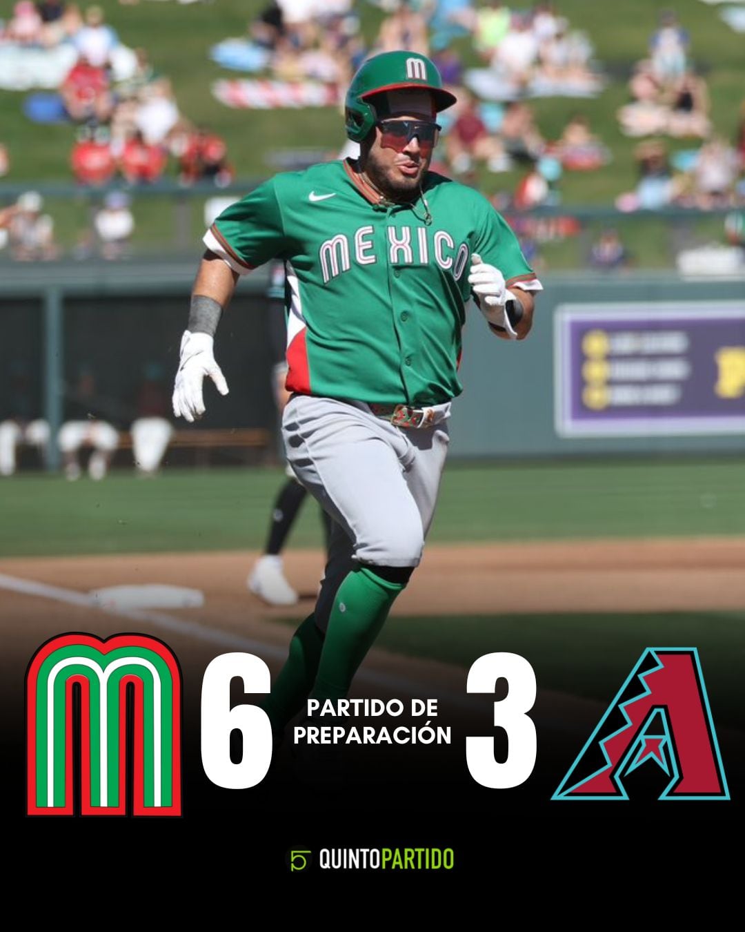 México vence a Arizona Diamondbacks en preparación rumbo al Clásico Mundial de Béisbol 2026.