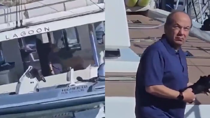 ¿Felipe Calderón en yate de lujo? Habrían cachado al ex presidente en una carísima embarcación de la marca francesa Lagoon