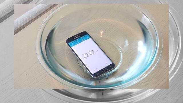 VIDEO: En el agua y contra el suelo, prueban la resistencia del Galaxy S6 Edge