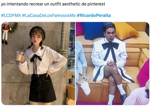 Los memes de Ricardo Peralta por su look en La Casa de los Famosos México 2024