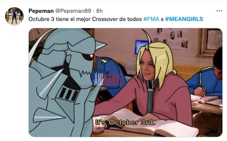 Memes del 3 de octubre porque Mean Girls