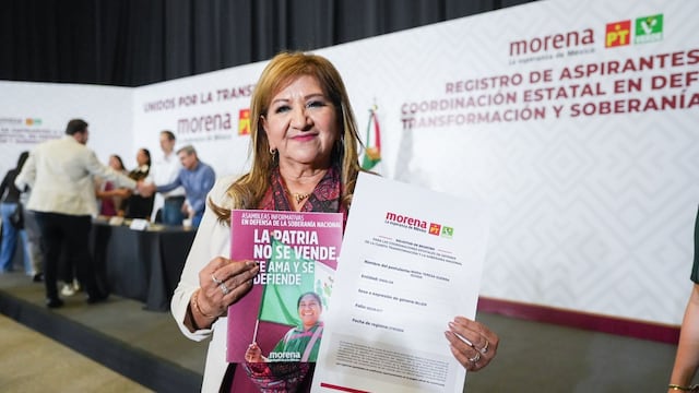 Tere Guerra se registra como candidata a la gubernatura de Sinaloa