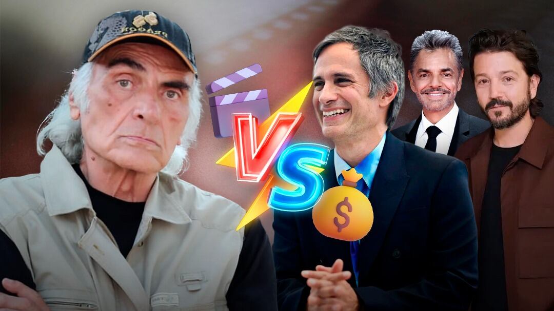 Salvador Pineda acusa de ‘rateros’ a Gael García, Diego Luna y Eugenio Derbez