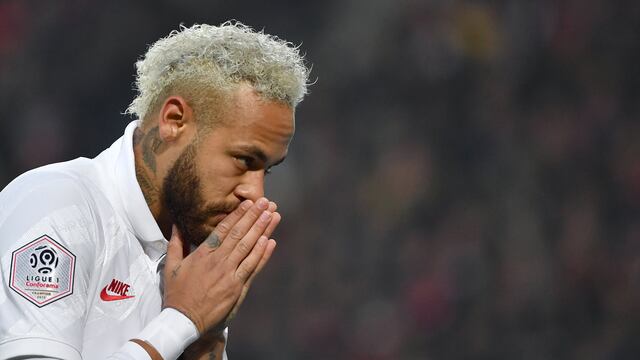 Neymar, delantero del PSG.