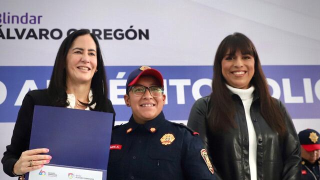 Lía Limón reconoció a policías de Álvaro Obregón