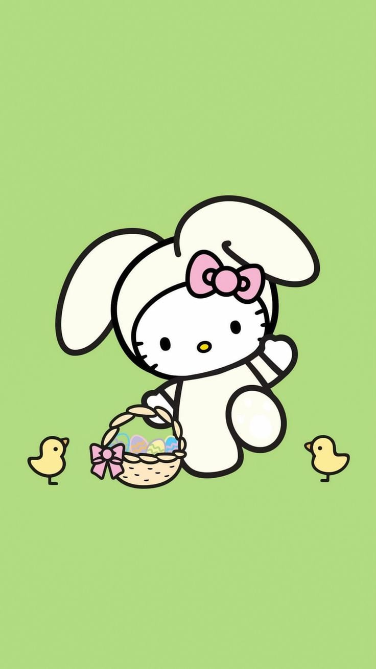 Hello Kitty en Pascua 2025: 10 fondos de pantalla para descargar gratis en tu celular