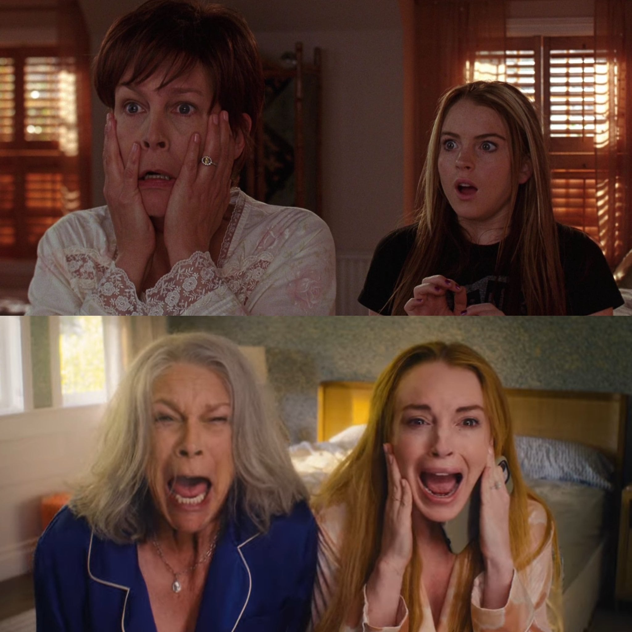 Lindsay Lohan y Jamie Lee Curtis en Un Viernes de Locos 2