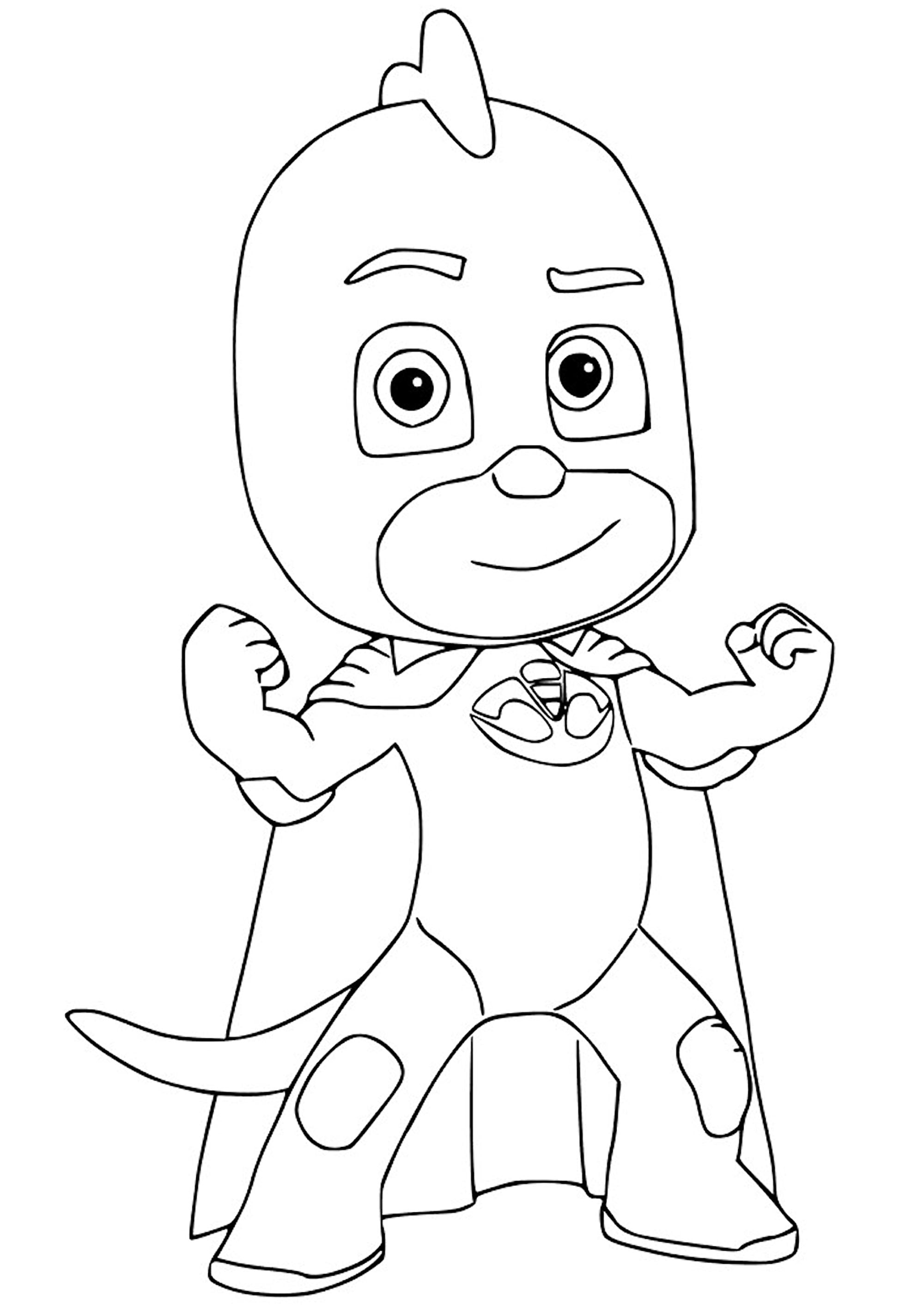 PJ Masks: 7 dibujos de los héroes en pijama para colorear
