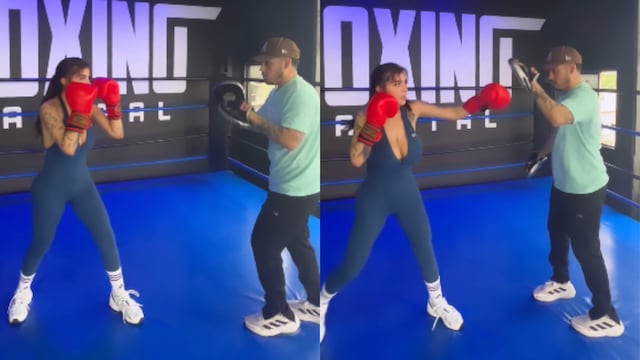 ¿Karely Ruiz en La Velada del Año 4? Un video de la influencer entrenando box levanta sospechas