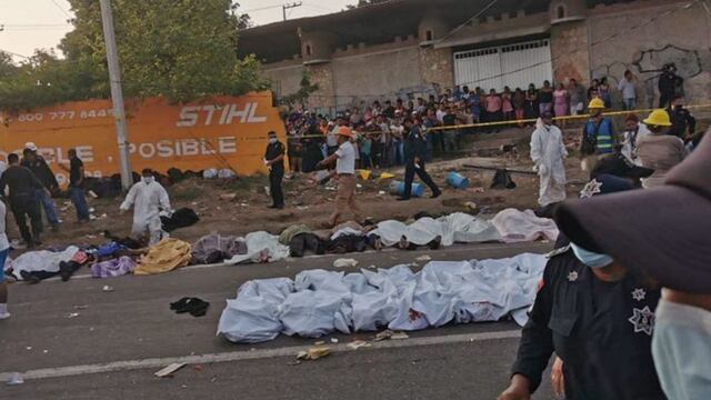 Accidente de migrantes en Chiapas