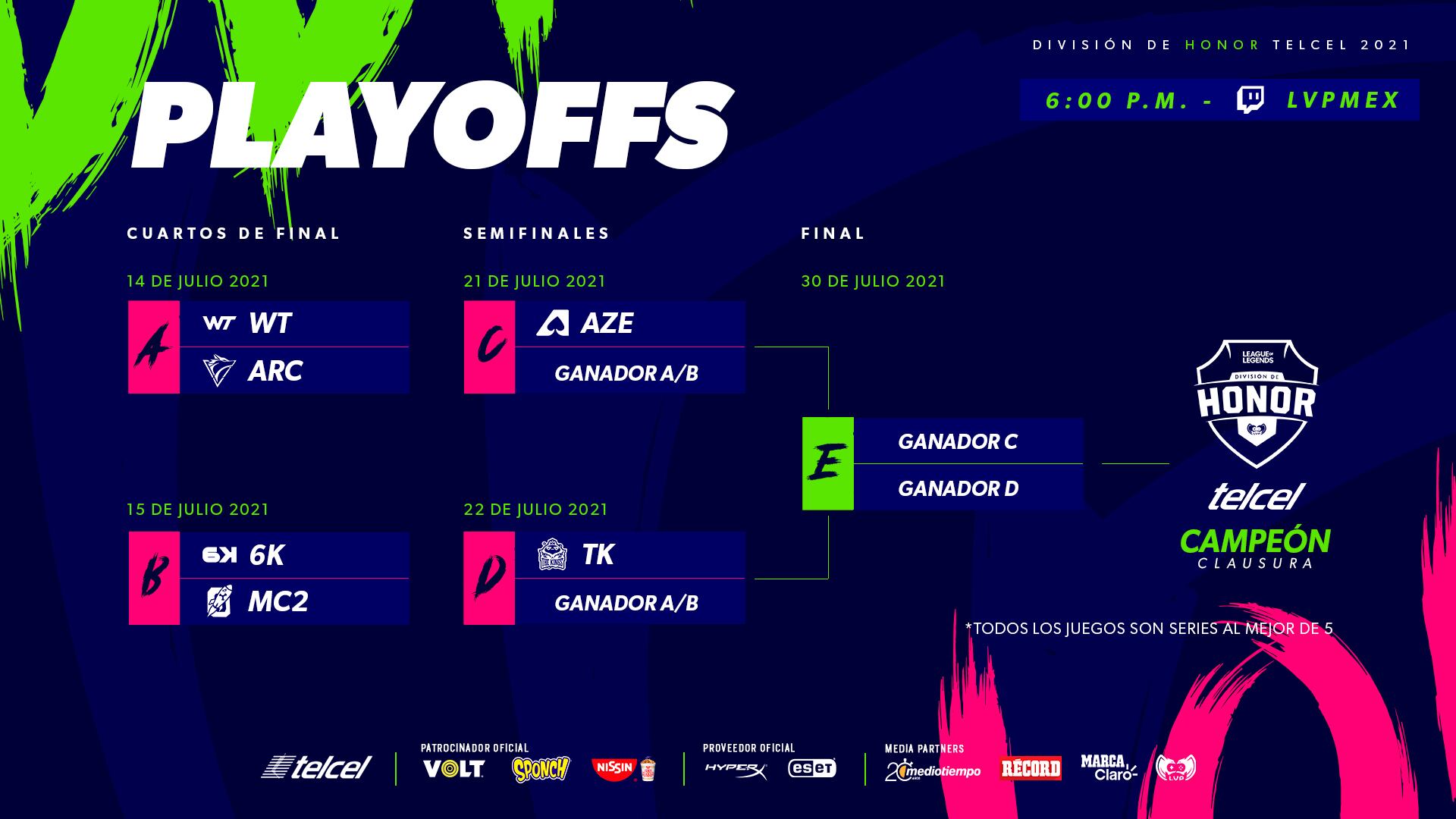 Playoffs División de Honor League of Legends