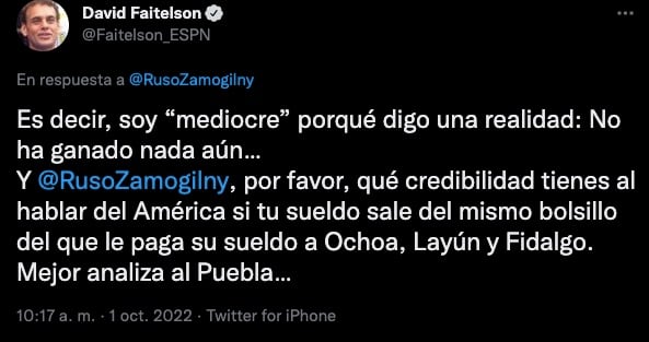 Faitelson vs Ruso Zamogilny