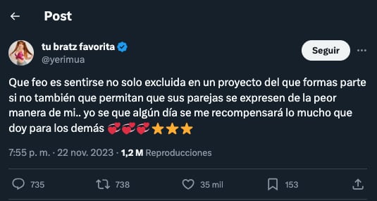 Full Brand deja fuera a Yeri Mua y fans salen en defensa de la influencer tras la traición