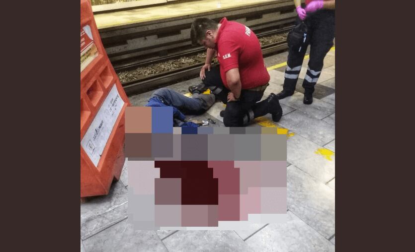 El jefe de estación perdió la vida de manera instantánea.