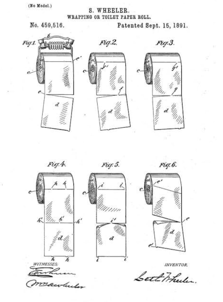 Diagrama del papel de baño