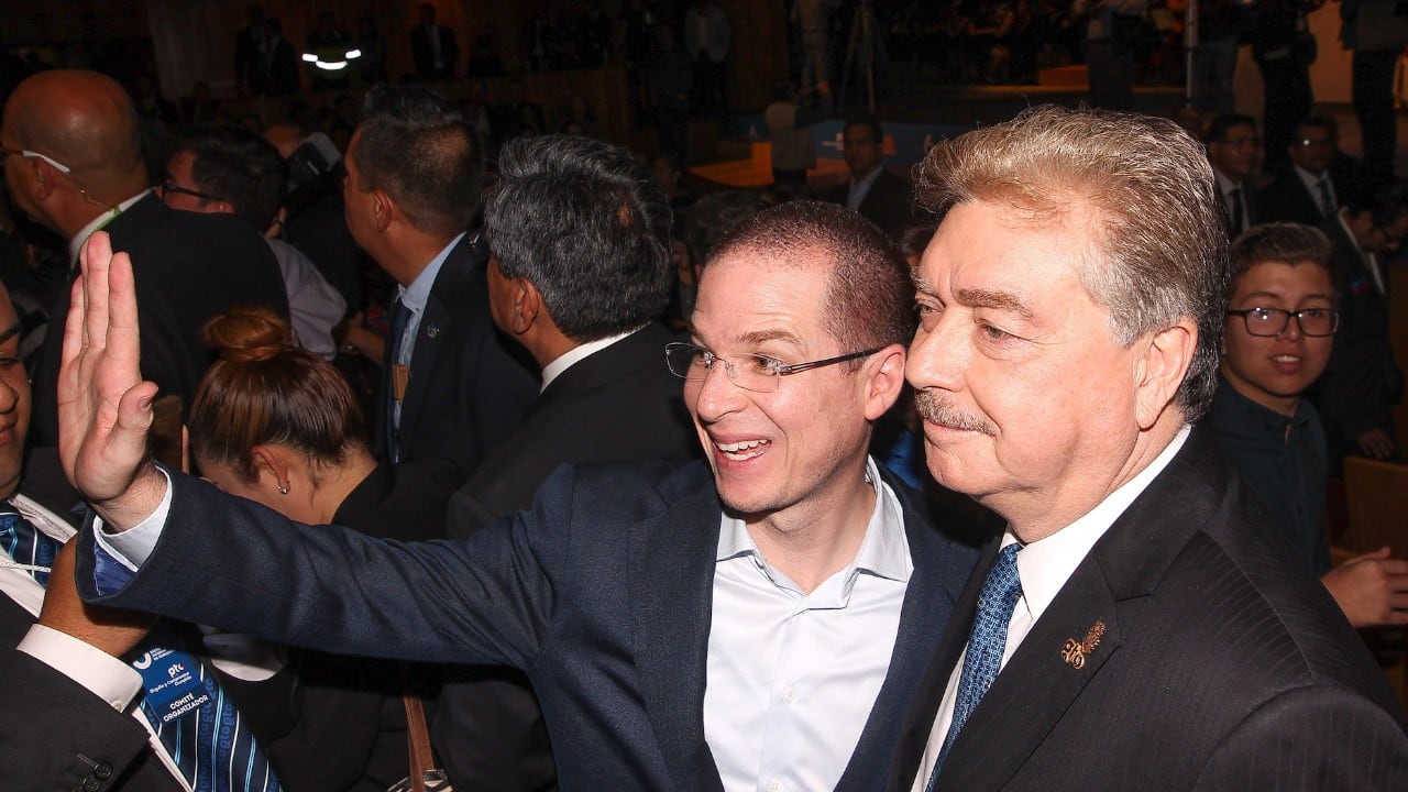 Ricardo Anaya con el gobernador de BC, 'Kiko' Vega.