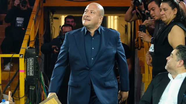 Enrique Alfaro durante su sexto y último informe de gobierno