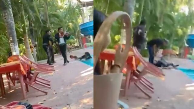 Mariachi se cae a alberca en video de TikTok