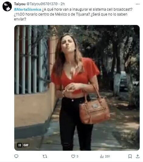 Memes por la prueba de la alerta sísmica