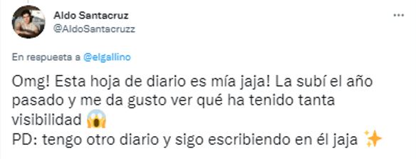 Tuit del dueño del diario.