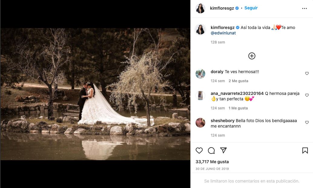 Boda de Kimberly Flores y Edwin Luna