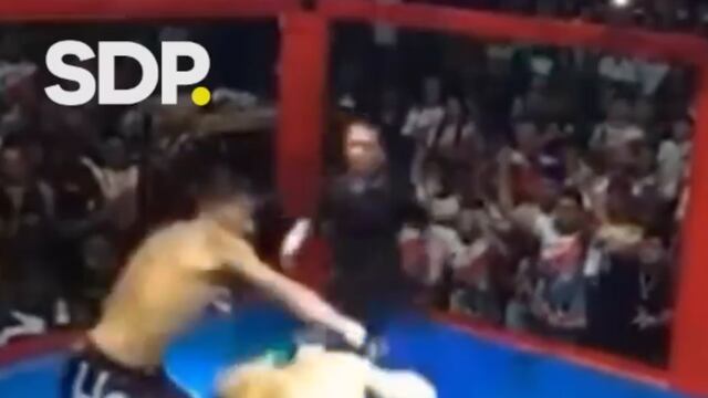Alcalde en Brasil se enfrenta en pelea de MMA