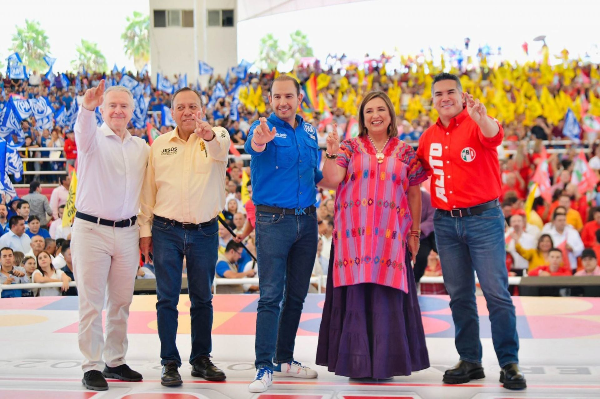 Xóchitl Gálvez, candidata presidencial del PAN, PRI, PRD