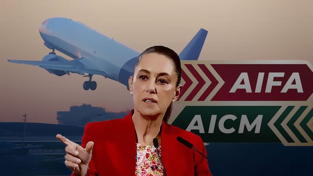 Sheinbaum defiende decisión de mover tráfico aéreo de AICM al AIFA