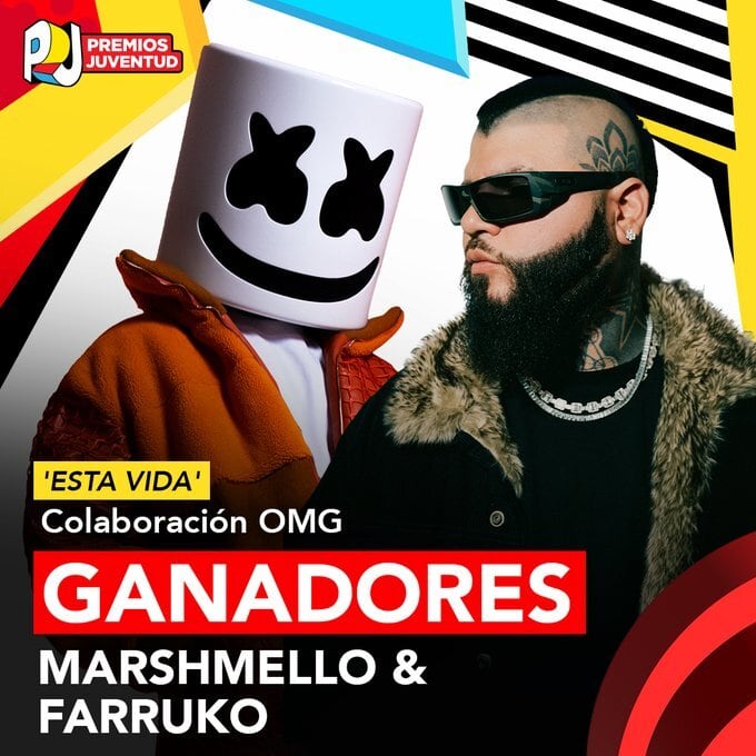 Ganador a Colaboración OMG en los Premios Juventud 2024