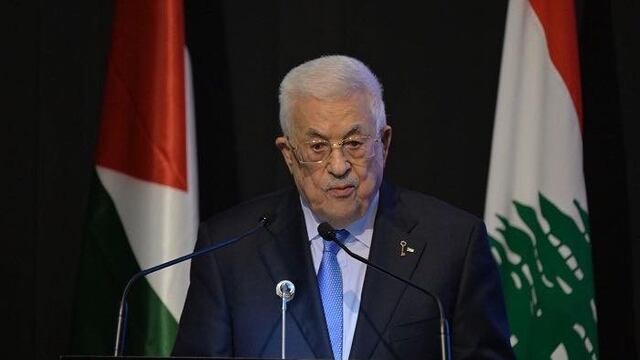 Presidente de Palestina, Mahmoud Abbas.