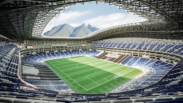 El Estadio de Rayados goza de una vista privilegiada