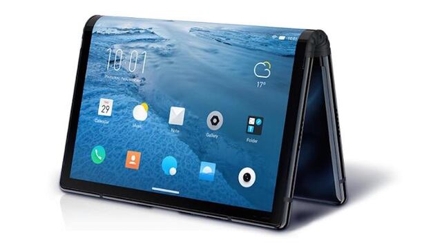 El teléfono flexible Royole FlexPai.