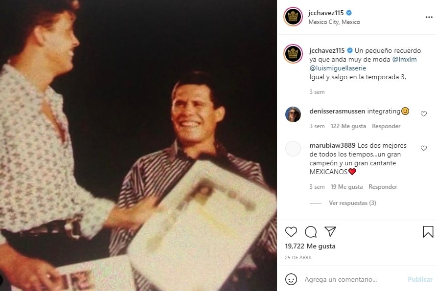 Julio César Chávez y Luis Miguel
