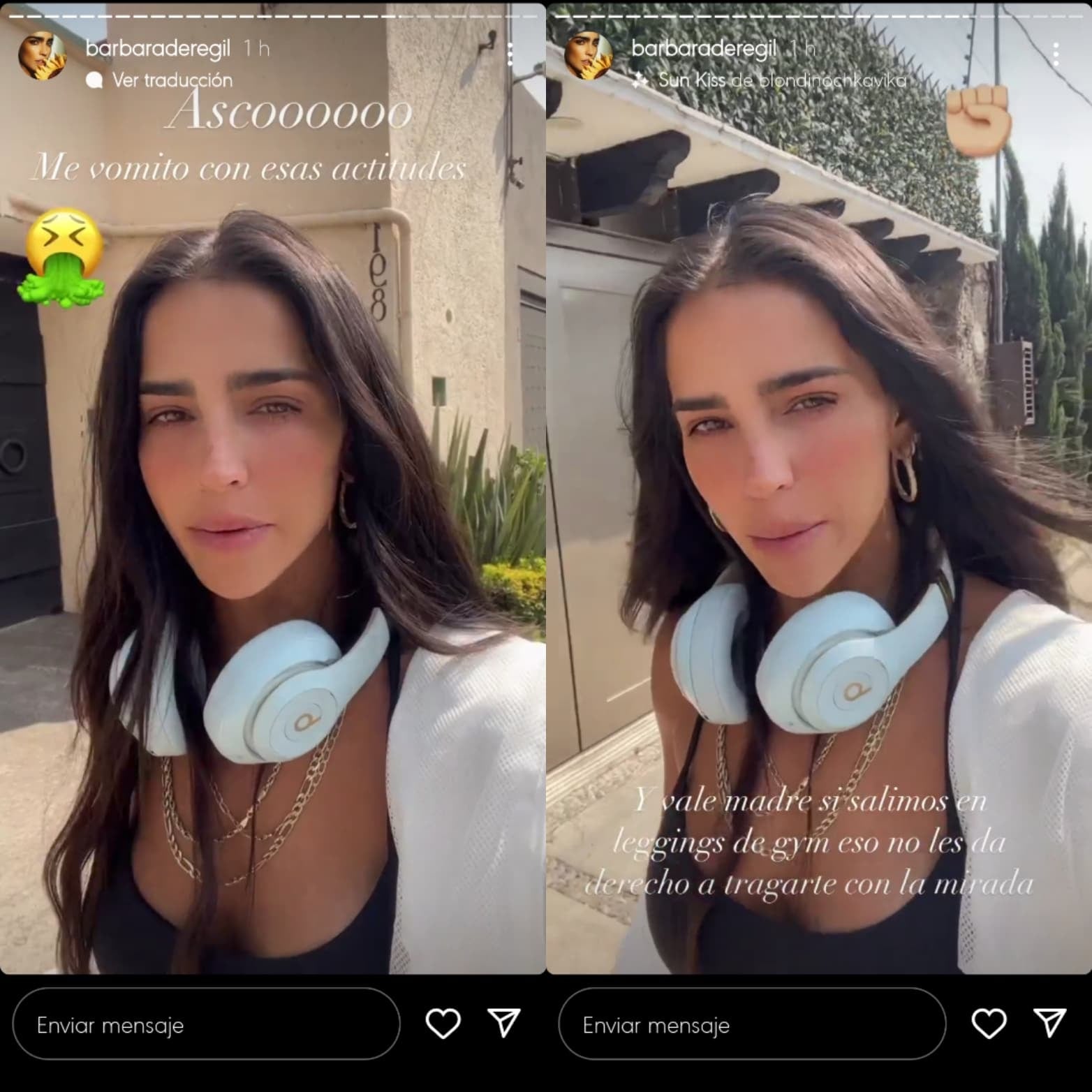 Bárbara de Regil sufre acoso en la calle
