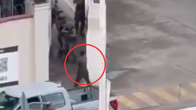 El hombre fue llevado a un hospital tras “disparos discapacitantes” luego de apuntar a personar de la Semar en Puerto Vallarta