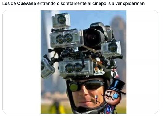 usuarios festejan llegada de 'Spider-Man: No Way Home' a Cuevana