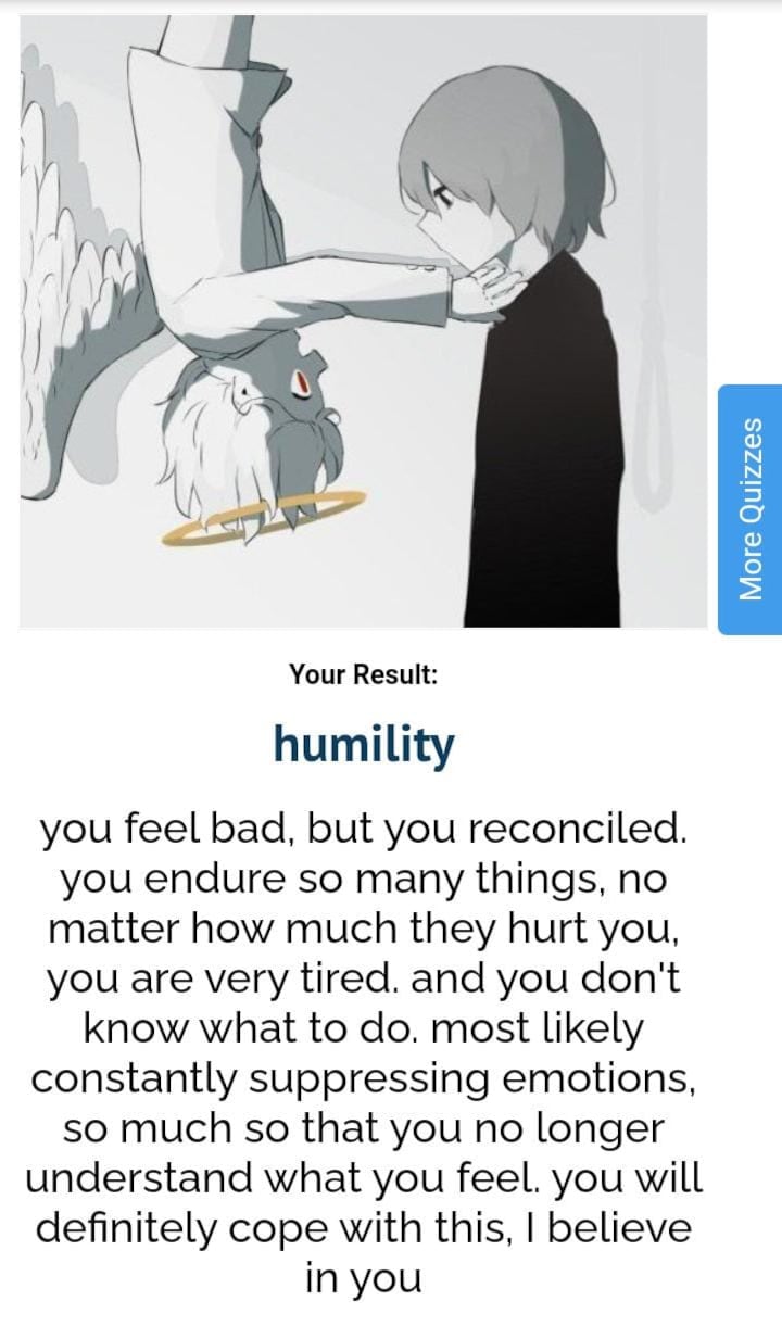 Test de sentimientos humildad