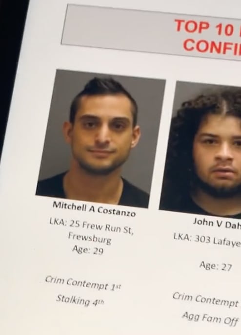 Mitchell A Costanzo, acosador