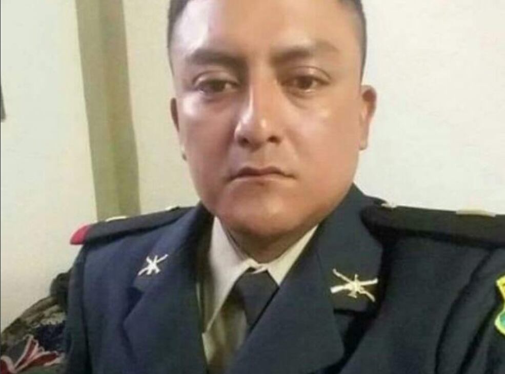 El teniente Carlos Anastasio Juan.